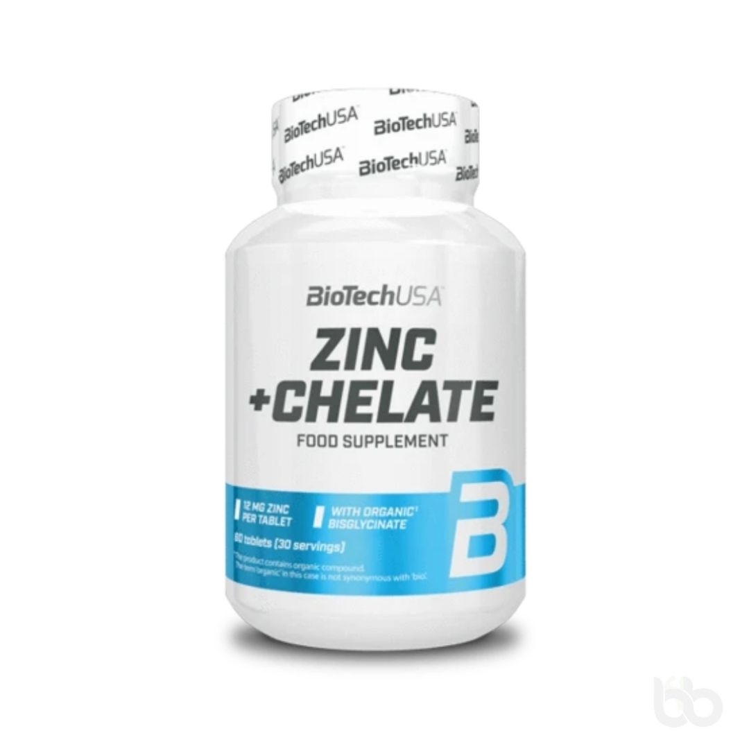 Biotechusa Zinc + Chelate 60 Tablets