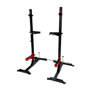 YORK ADJUSTABLE WIDTH SQUAT STAND  BLACK&RED AX1029