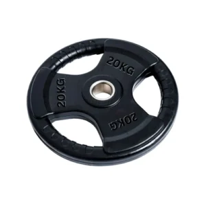 BLACK RUBBER COATED PLATES 15KG