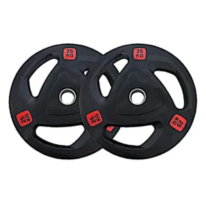 RUBBER COATED OLYMPIC PALTES 25KG IR91036 BLK