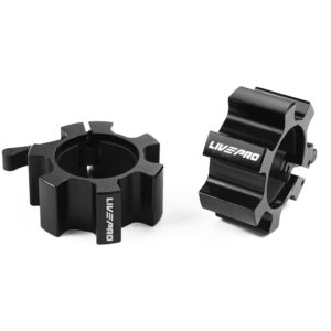 BARBELL COLLARS LP8060 GOLD 50MM