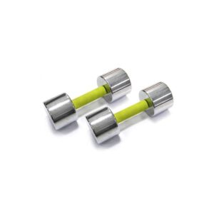 CHROMED DUMBBELL 9KG DB06 COLOUR FOAM HANDLE