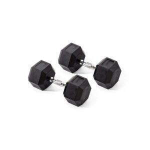 RUBBER HEX DUMBBELLS 27.5KG IR92022