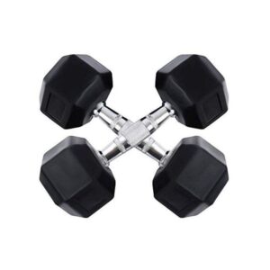 HEX RUBBER DUMBBELL D2200 1KG-10 KG