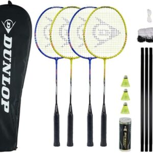 DUNLOP BADMINTON RKT SET ( 2RKT+3SHUTTLE) DRIVE