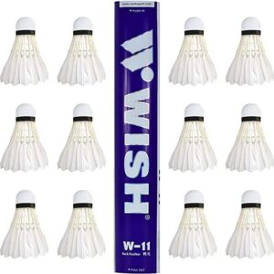 WISH GOOSE FEATHER SHUTTLECOCKS W-04