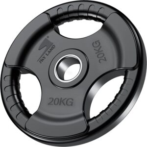 RUBBER COATED OLYMPIC PALTES 15KG IR91036 BLK