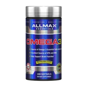 Allmax Omega 3 Fatty Acids 180 softgels