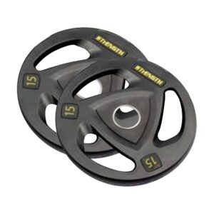 RUBBER COATED OLYMPIC PLATE 15KG IR91036YELLOW