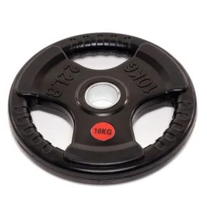 WT OLYMPIC PLATE BLK RBR W/ RING TA PL-1810 10KG