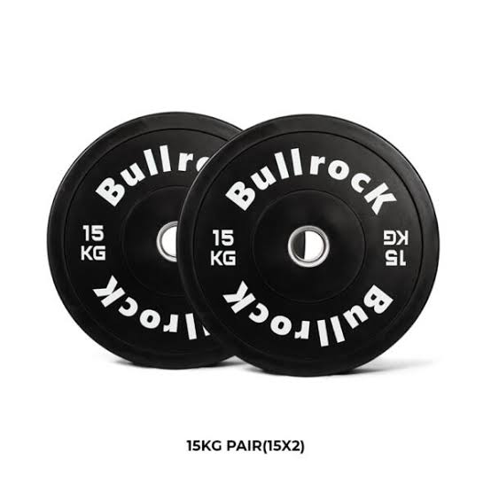 BLACK RUBBER PLATE 15KG WITH SS FLANGE