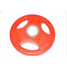 RUBBER COATED OLYMPIC PLATE 15KG IR91036 RED