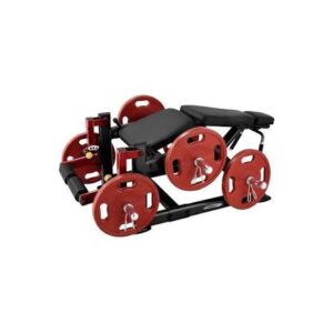 STEELFLEX PLATELOAD LEG CURL PLLC-BR BLK/RED