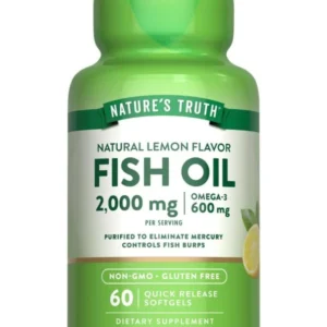 NATURES TRUTH FISH OIL 2000MG LEMON FLAVOR SOFTGEL 60s