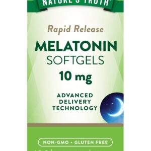 NATURES TRUTH SLEEP MELATONIN SOFTGELS 10MG 120s