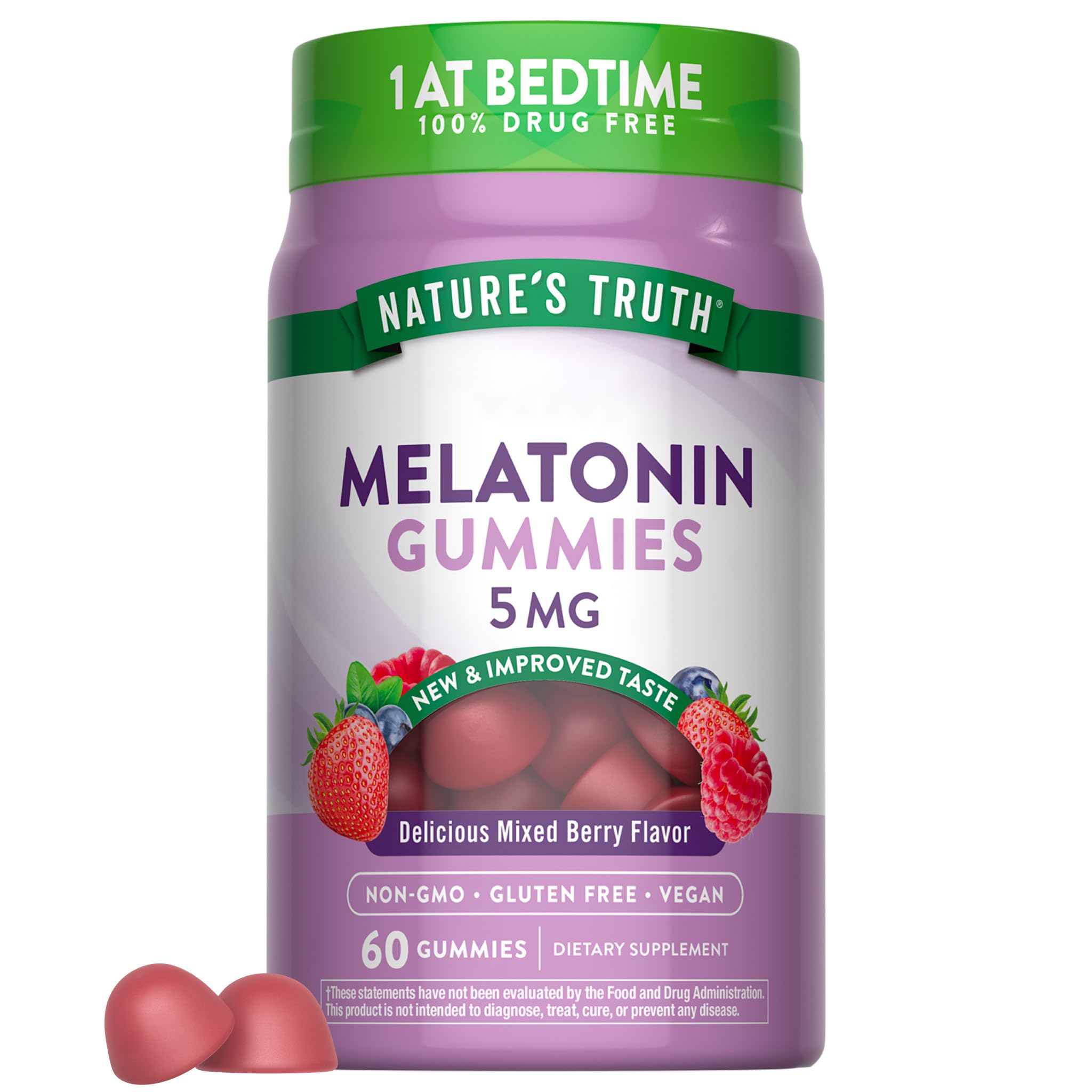 NATURES TRUTH SLEEP MELATONIN GUMMIES 5MG 60s