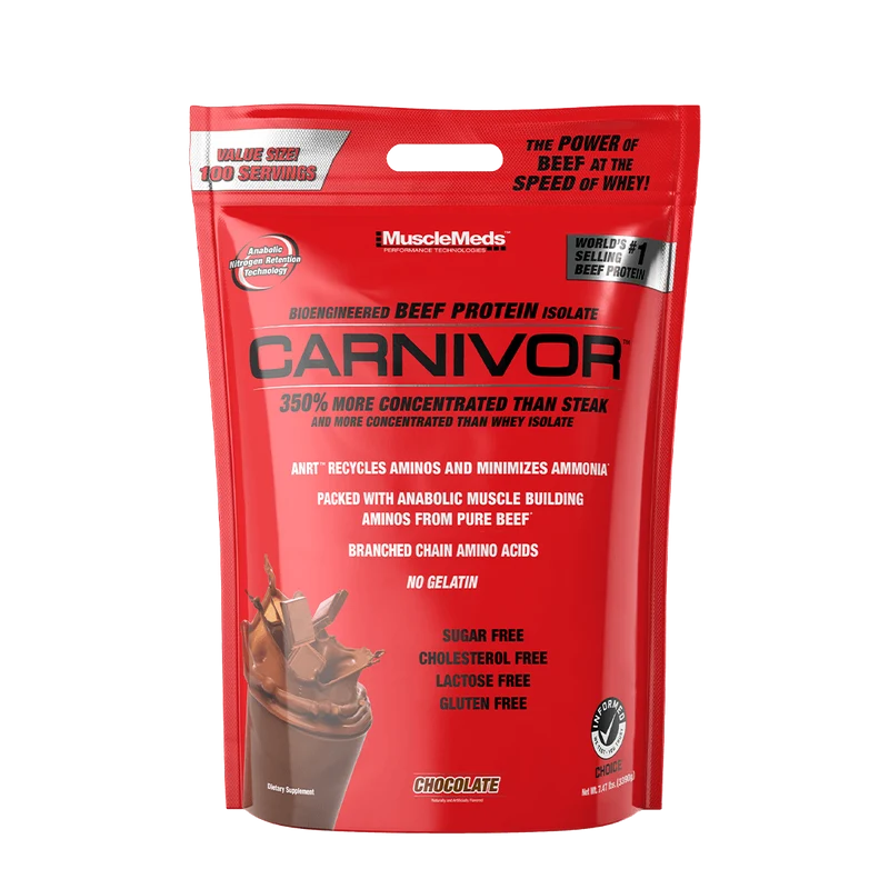 MUSCLEMEDS CARNIVOR ISOLATE 8LBS ASSORTED SERV 100