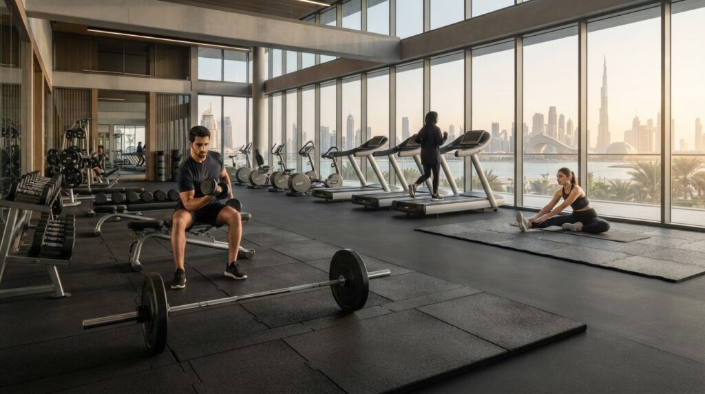 Rubber Flooring for Gym UAE: How to Choose the Right Surface