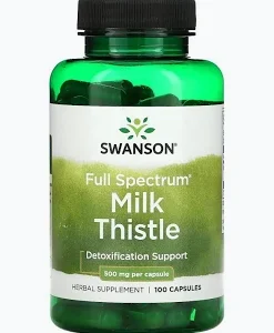 SWANSON MILK THISTLE 500MG 100 CAPSULES